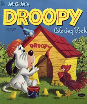 Droopy (Coloring Book; 1957) Whitman