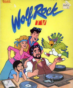 Wolf Rock TV (Coloring Book; 1984) Golden Books