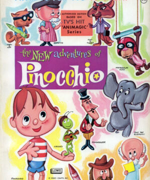 New Adventures of Pinocchio (RB) (Coloring Book; 1962) Lowe