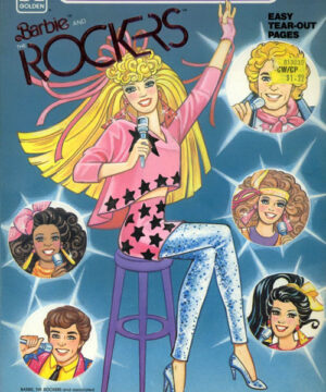 Barbie & the Rockers (Coloring and Activity Book; 1987) Golden Books