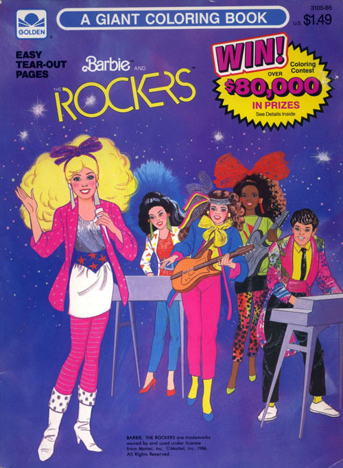 Barbie (Coloring Book; 1993) Golden Books