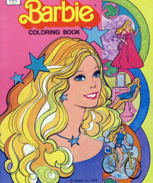 Barbie (Coloring Book; 1993) Golden Books : Retro Reprints