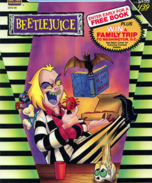 Beetlejuice (Coloring Book; 1990) Golden Books