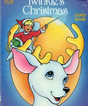 Twinkle the Christmas Elf (Coloring Book; 1984) Golden Books
