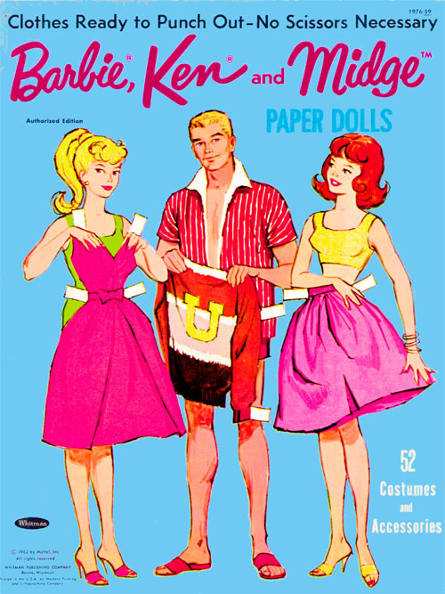 Barbie (Paper Doll; 1963) Whitman