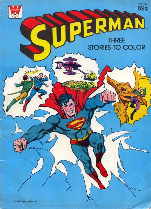 Superman (Three Stories to Color; 1981) Whitman