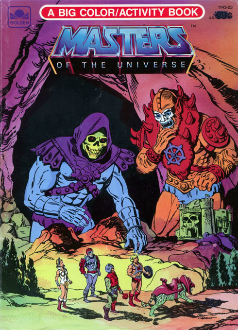 He-Man and the Masters of the Universe (Coloring and Activity Book; 1984) Golden Books