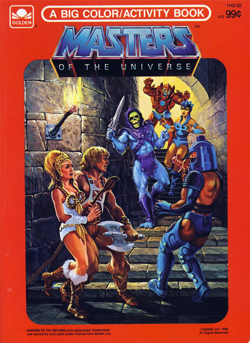 He-Man and the Masters of the Universe (Coloring Book; 1986) Golden Books