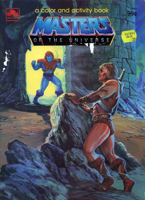 He-Man and the Masters of the Universe (Coloring and Activity Book; 1983) Golden Books